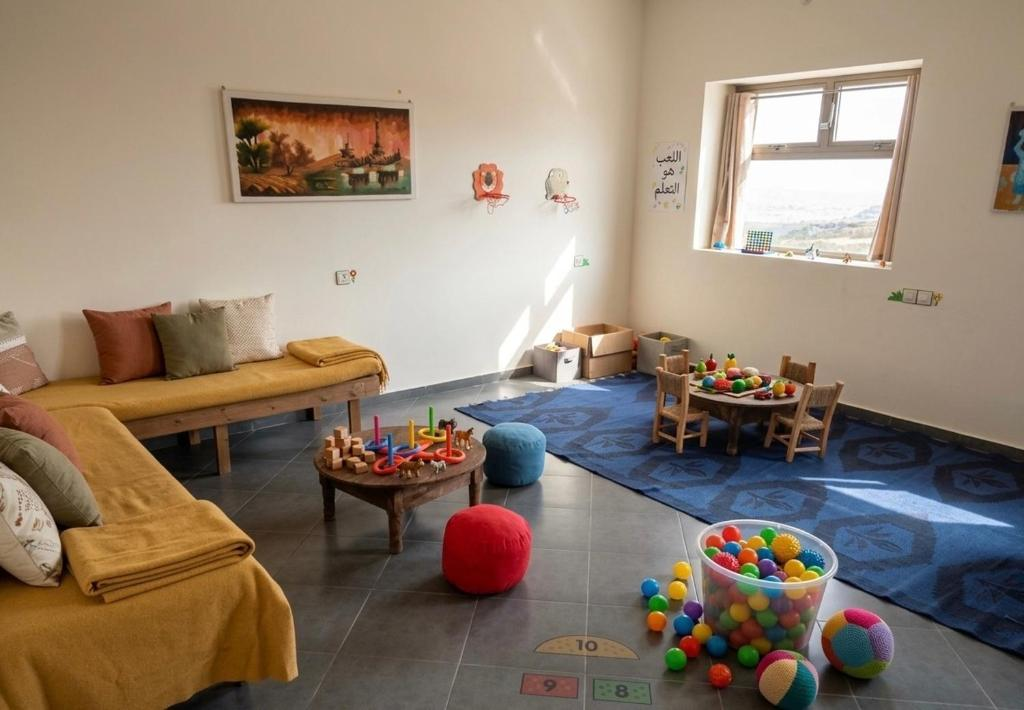 Tazgha House kids play room convertible to workshop